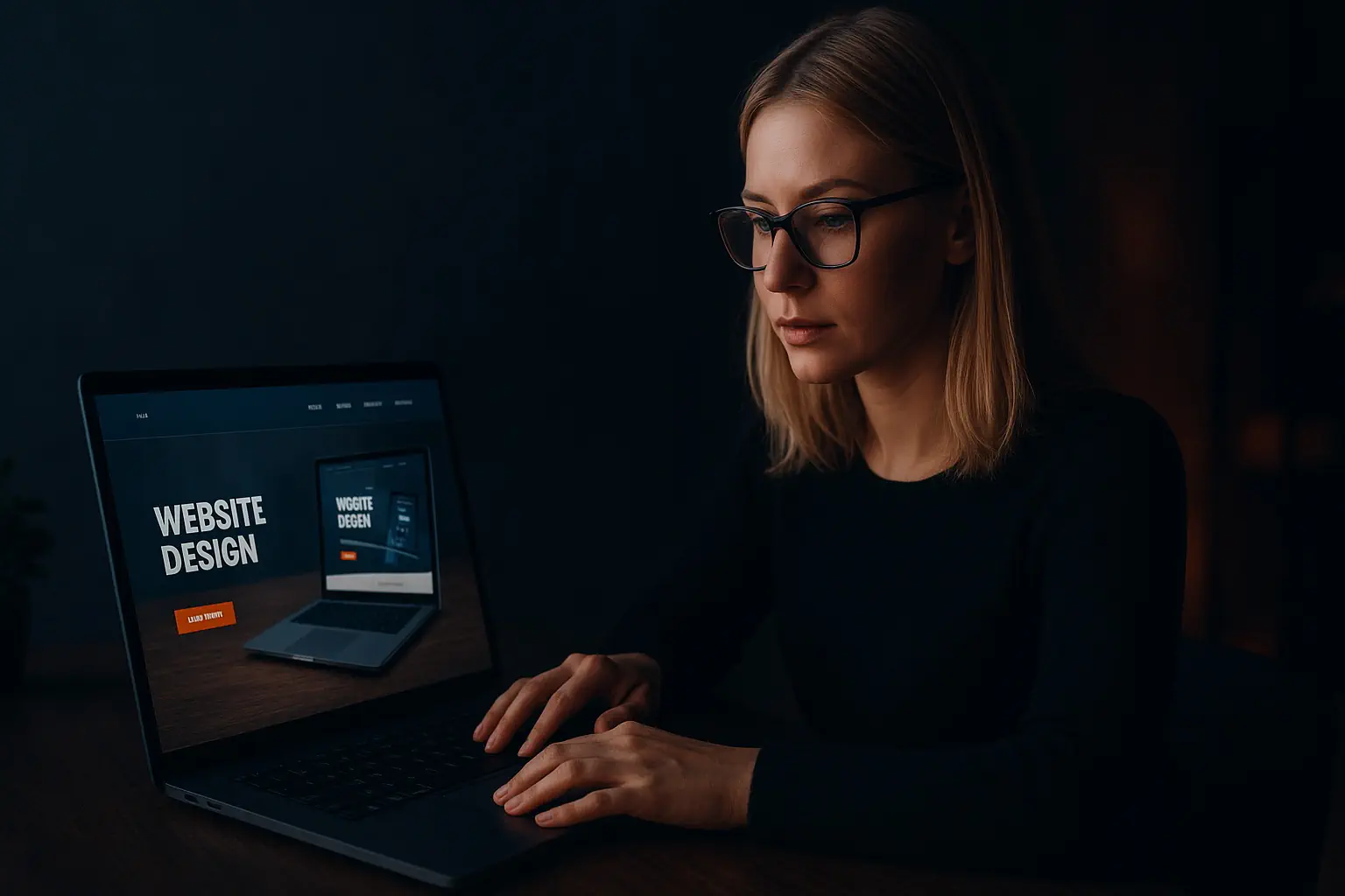 Website development background