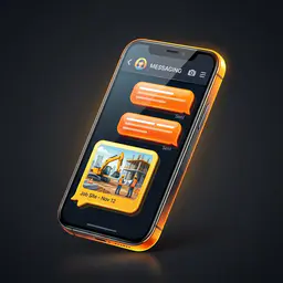 Chat bubbles and picture preview icon