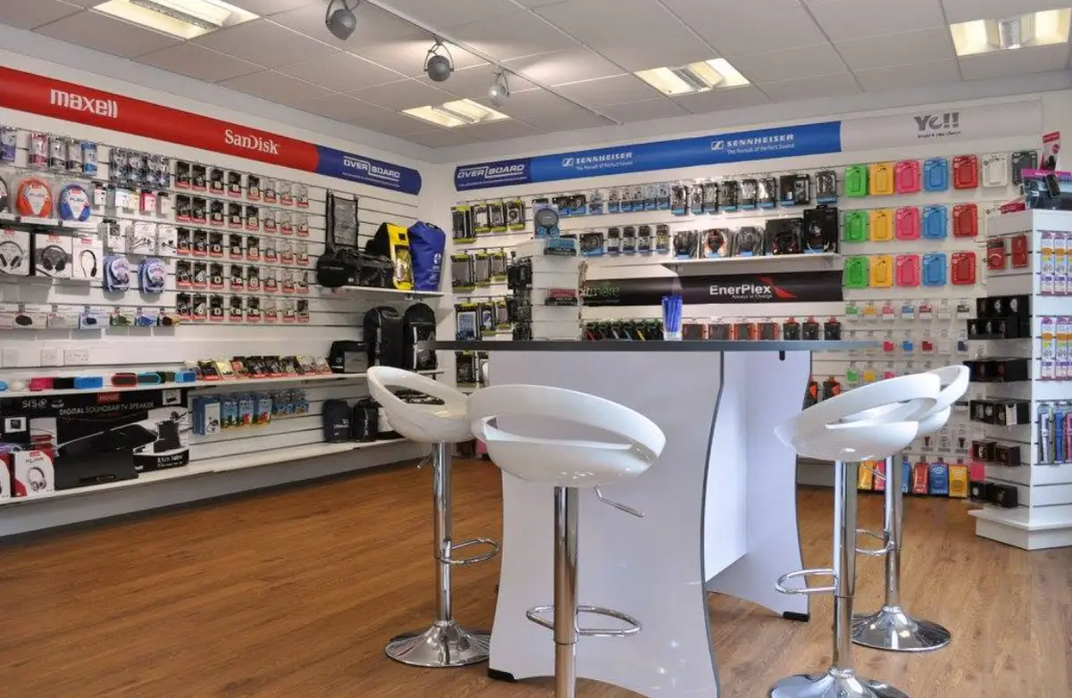 Commercial LED retail showroom lighting and display fixtures