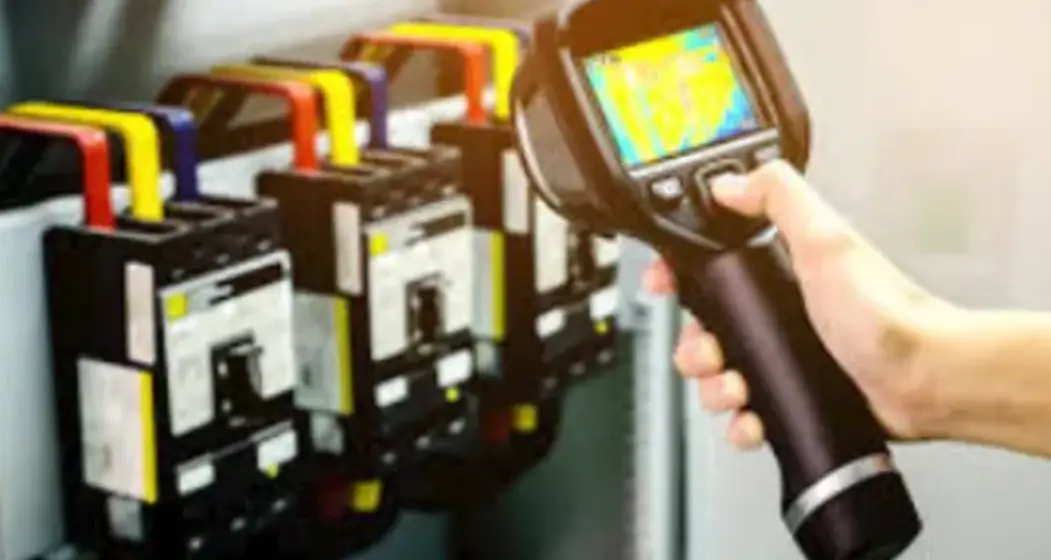 Thermal imaging scan of distribution panel