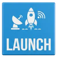 Rocket launch icon